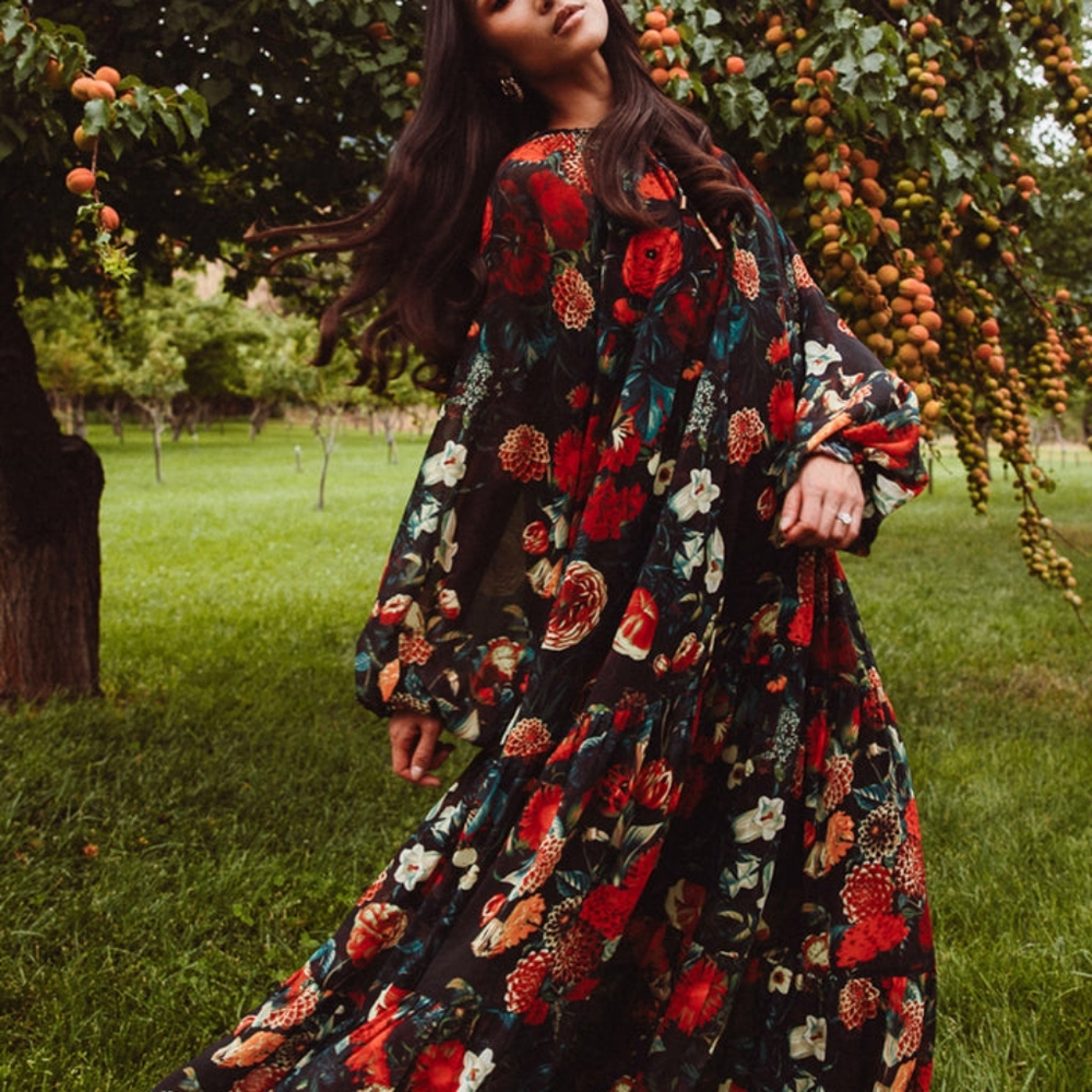 Ivy City Co. Imogen Dress in Moody Floral